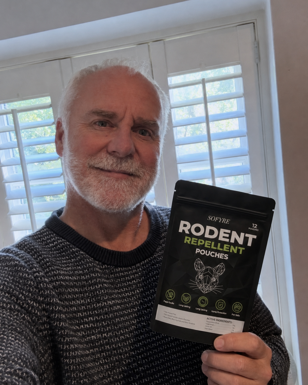 Customer using SoFyre products at home