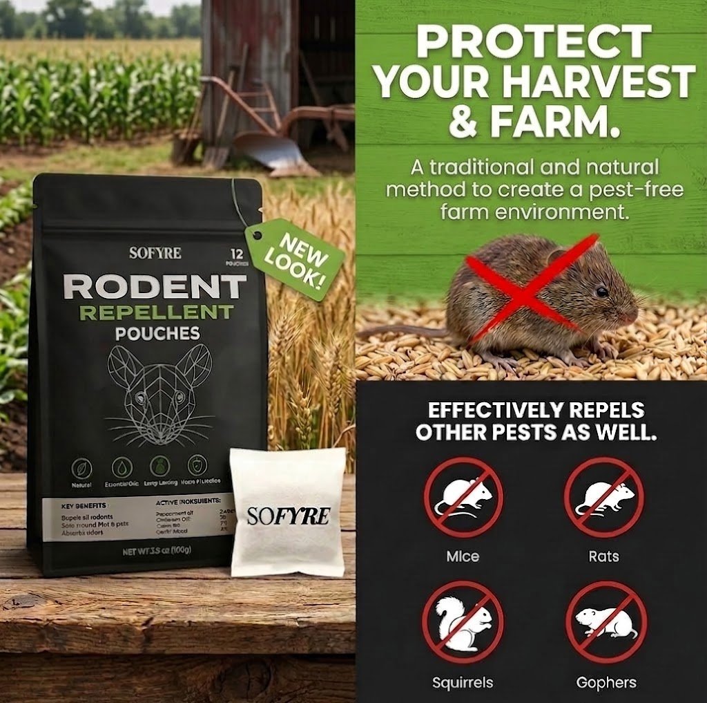 Rodent Repellent Pouches