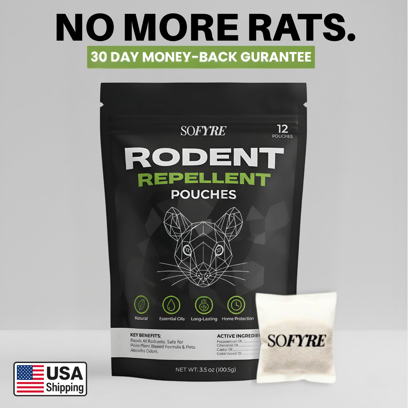 Rat Repellent Pouches